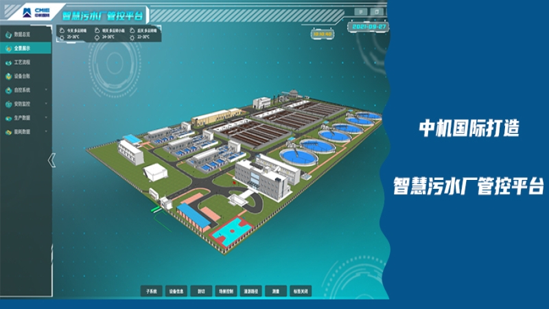中機(jī)國際打造智慧污水廠管控平臺，高質(zhì)量服務(wù)“智慧城市”建設(shè)
