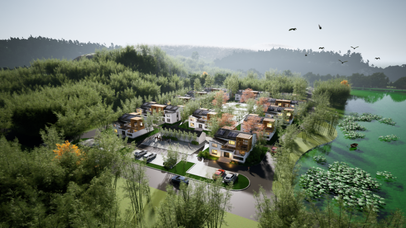 詩意棲居，綠色賦能 | 中機國際“荷塘月色·竹里館”榮獲湖南省裝配式綠色農(nóng)房設(shè)計競賽雙項大獎