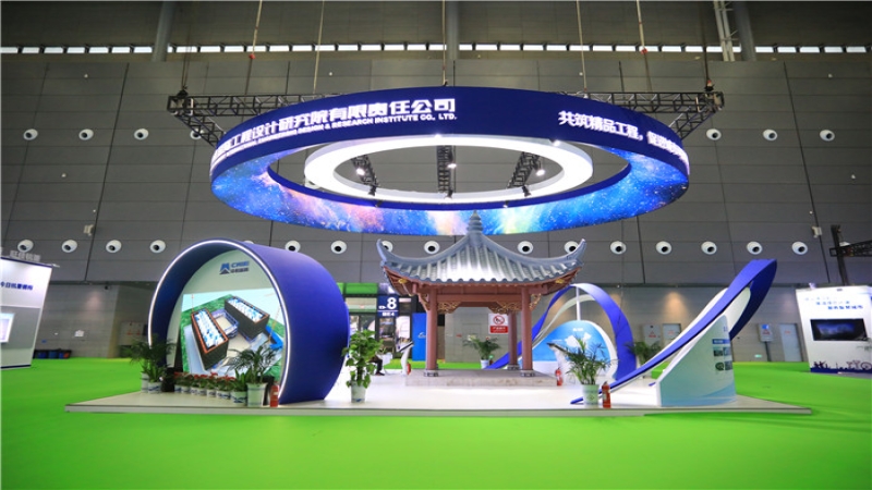 新材料仿古建筑首次亮相！中機國際參加2021年中國(長沙）筑博會