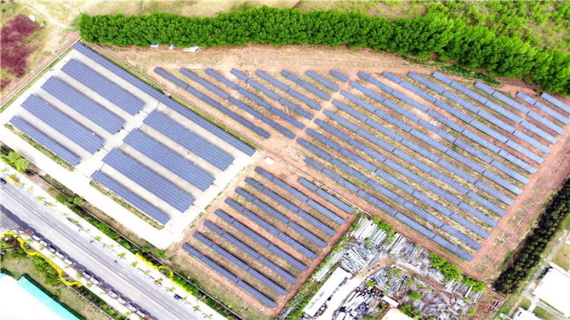 中機(jī)國(guó)際給長(zhǎng)春一汽豐田裝上了光伏板